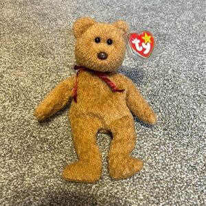 TY Beanie Baby Curly the Bear